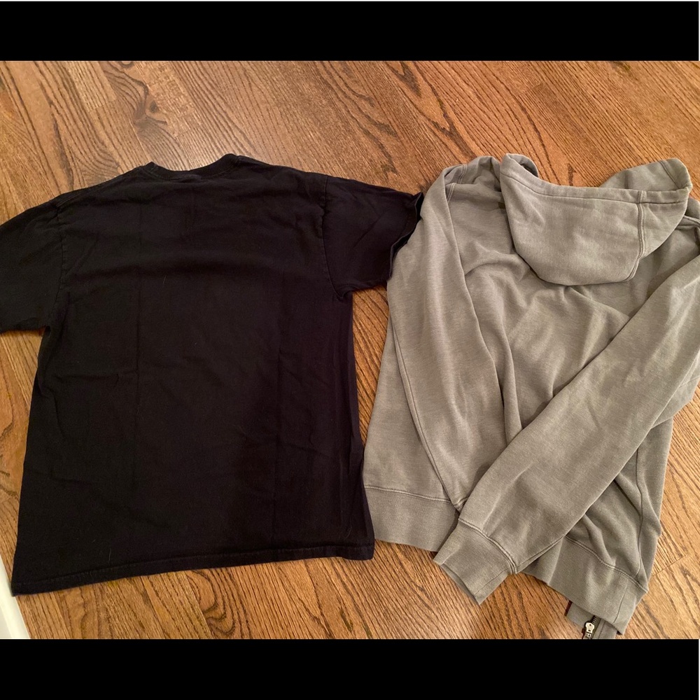 Mens Quicksilver  brand sweatshirt and T-shirt - Picture 7 of 8